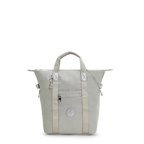 Kipling Art Tote Backpack Laptop Bags Almost Grey | CA 1293TC